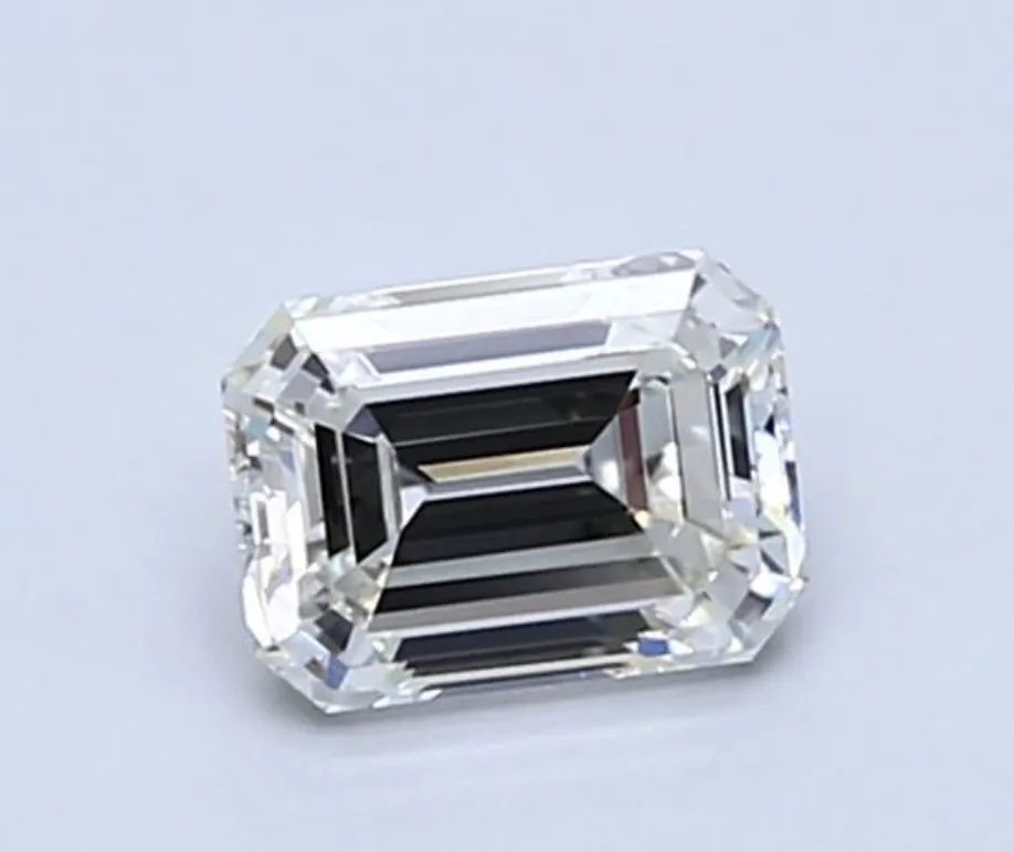 1 CT Diamond Nice Natural Loose Emerald Cut U to V Color SI2  GIA Certified