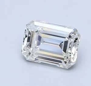 1 CT Diamond Nice Natural Loose Emerald Cut U to V Color SI2  GIA Certified