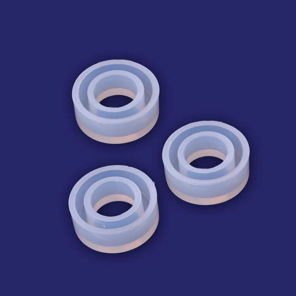 1 pcs Clear handmade Silicone Mold for Ring size 15mm, Diy Resin Rings Mould