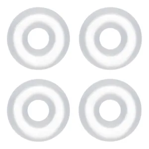 12 Gauge Clear Rubber O-Ring 4-Pack
