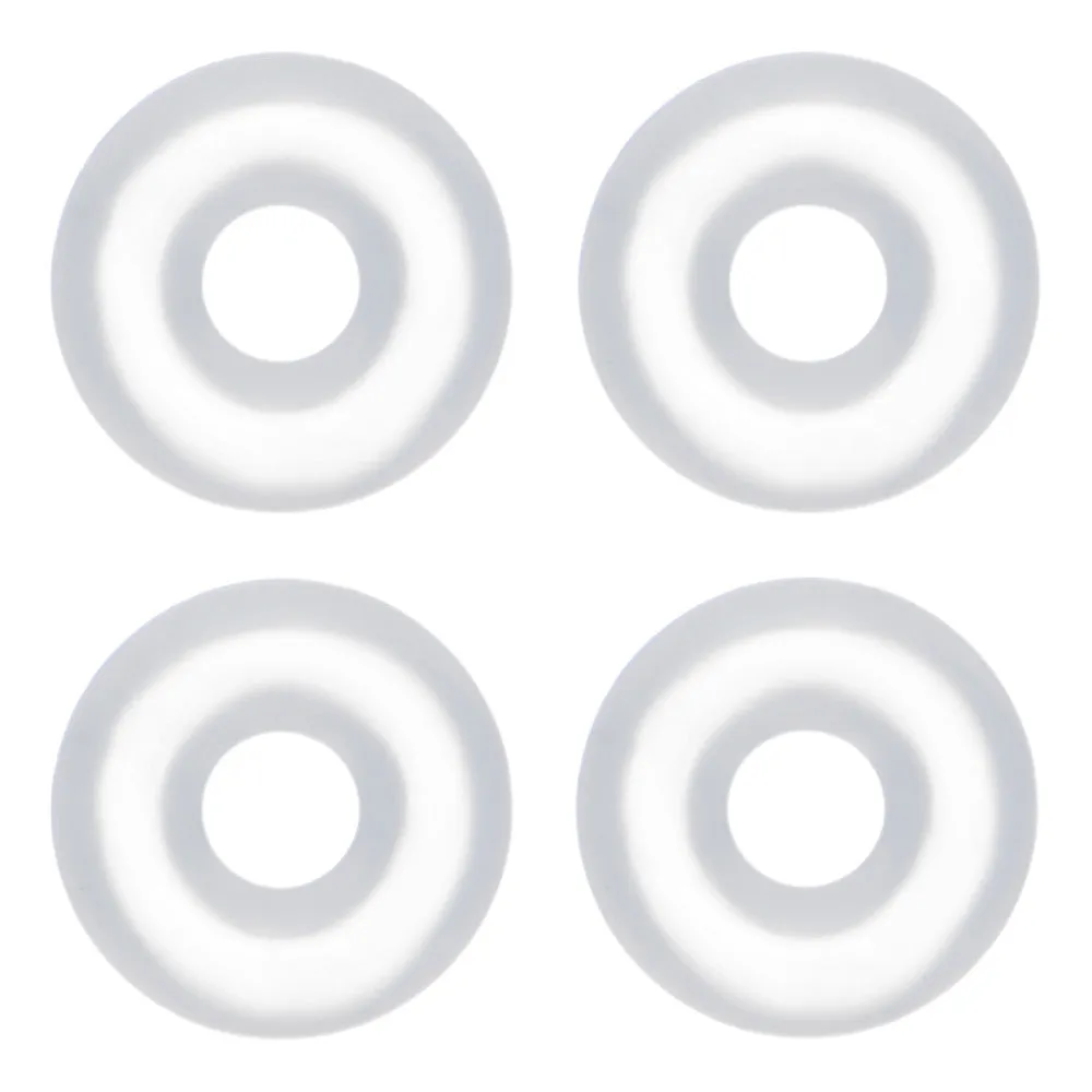 12 Gauge Clear Rubber O-Ring 4-Pack