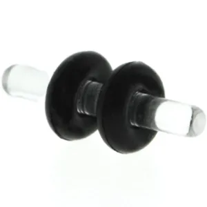 14 Gauge Clear Acrylic Plug