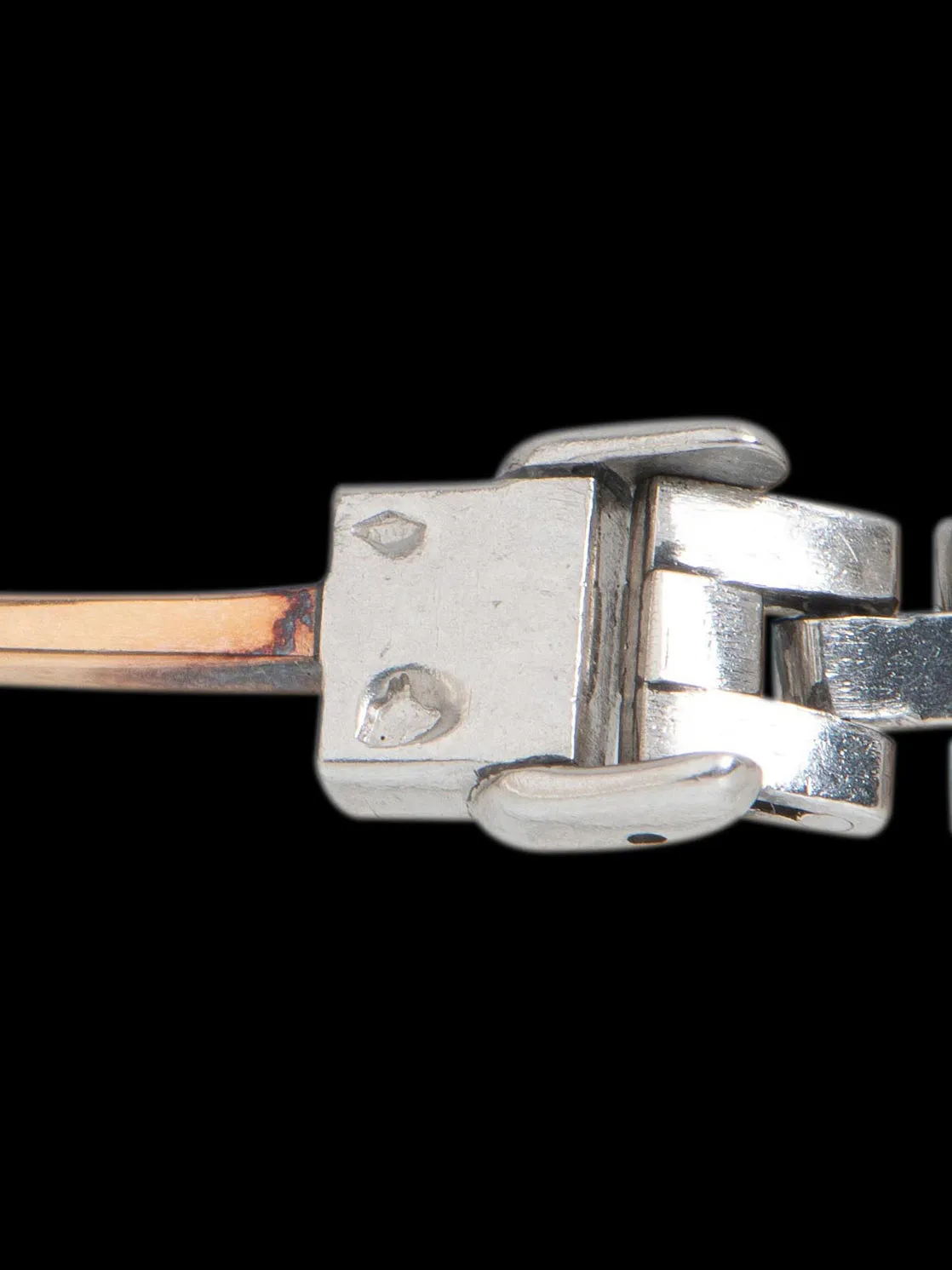 1930s Cartier Paris 'Duoplan' Platinum Mini Bracelet Watch "Cal. 101"