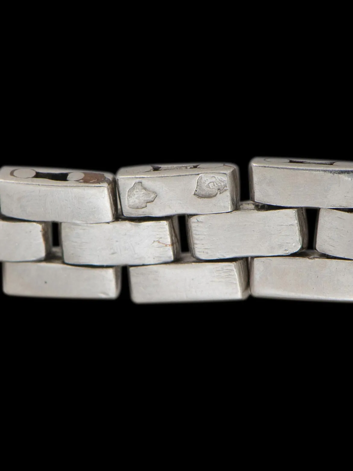 1930s Cartier Paris 'Duoplan' Platinum Mini Bracelet Watch "Cal. 101"