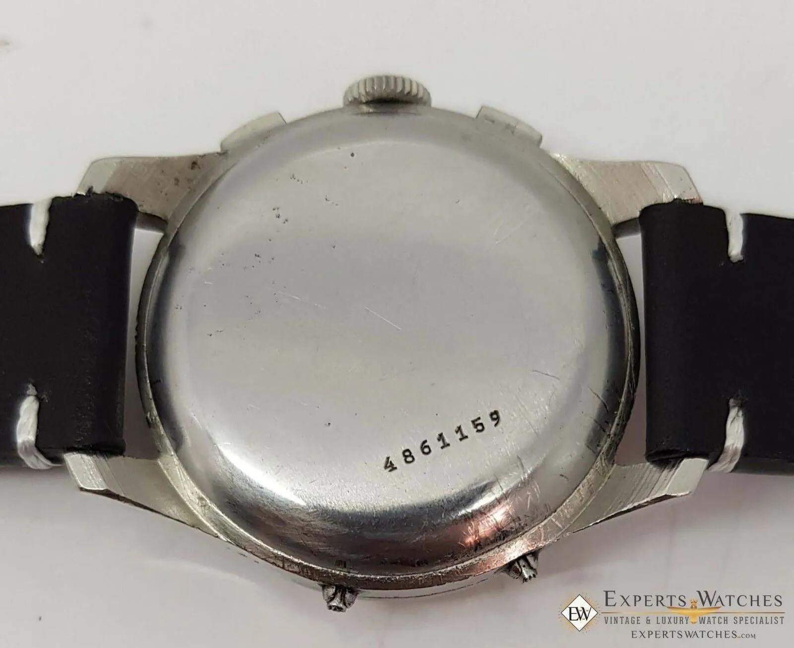 1950s Vintage DOXA VALJOUX 72C Triple French Day Date Calendar Chronograph Watch