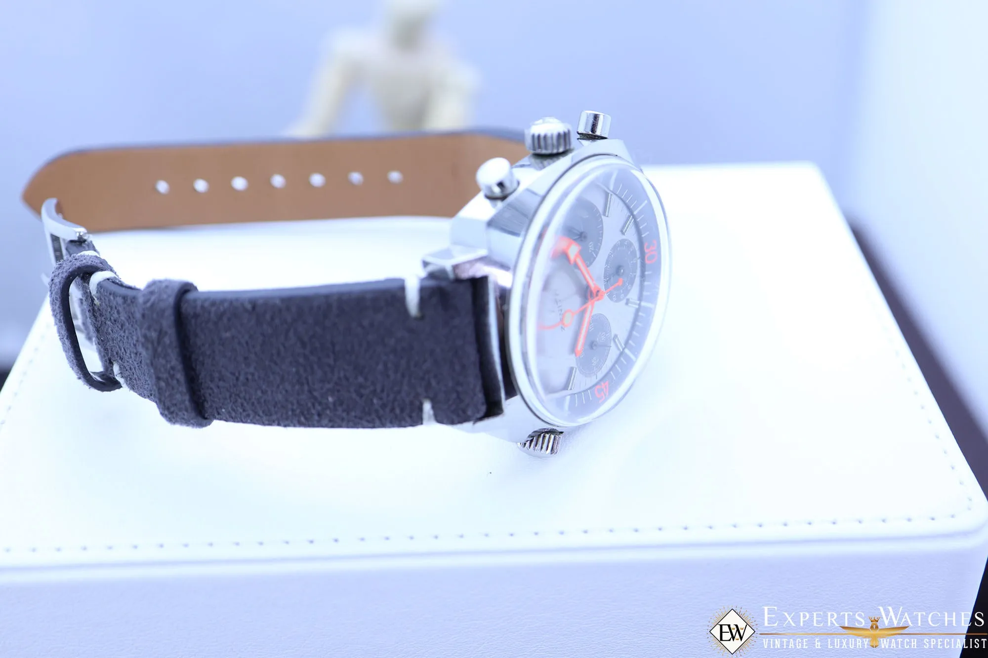 1968 Serviced Vintage Zenith Super Sub Sea A3736 Chronograph 146-HP Panda Watch