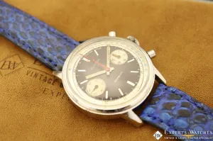 1970's Vintage Clinton 17 Watch Co France Chronograph Valjoux 7733 Panda Dial