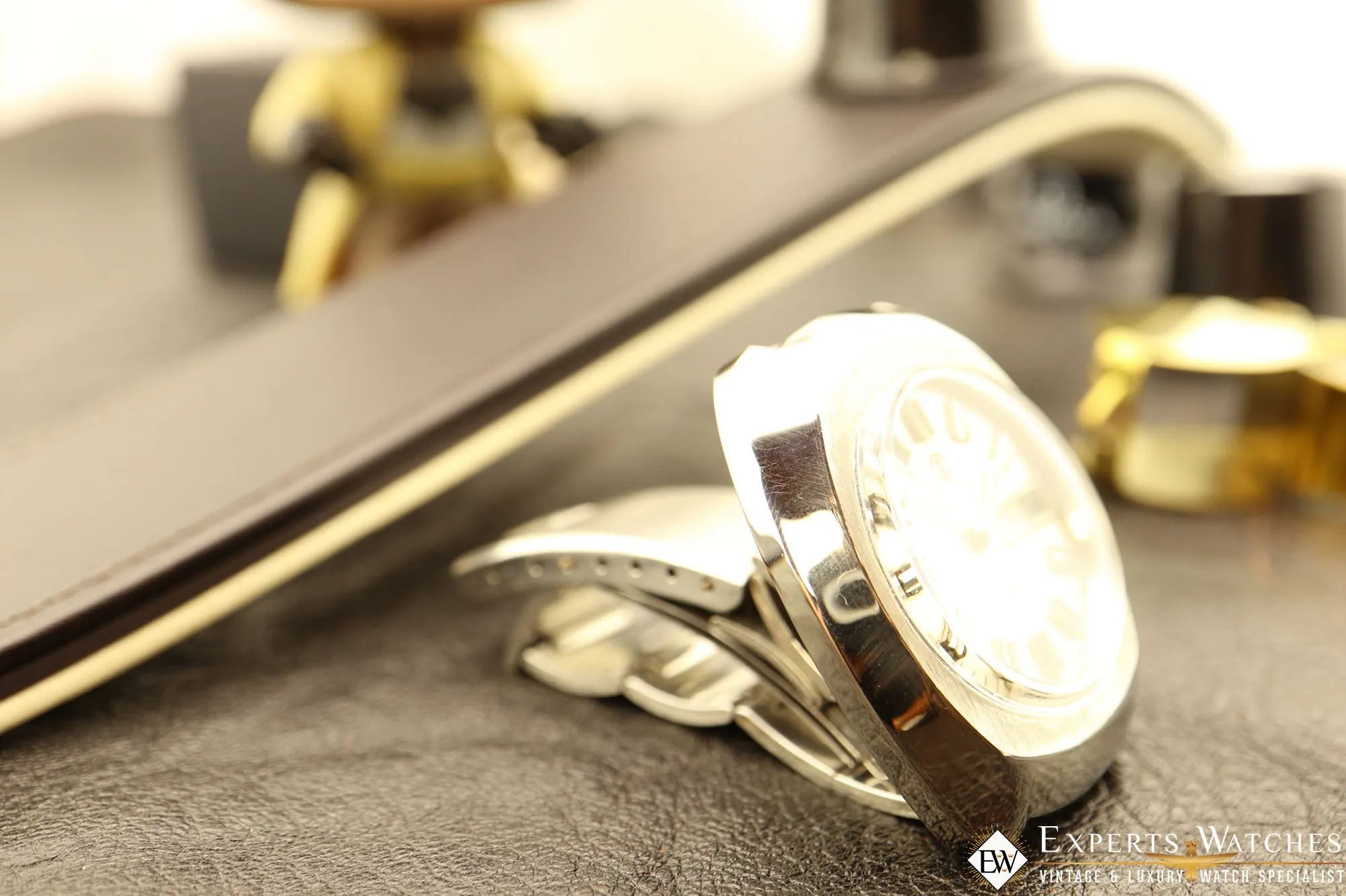 1970's Vintage Favre Leuba Geneve DuoMatic Day Date Automatic Cal 2066 Watch