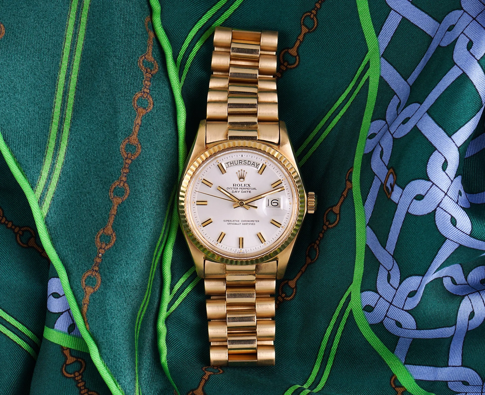 1971 Rolex Day-Date (Ref. 1803) 18K YG "Wide Boy"