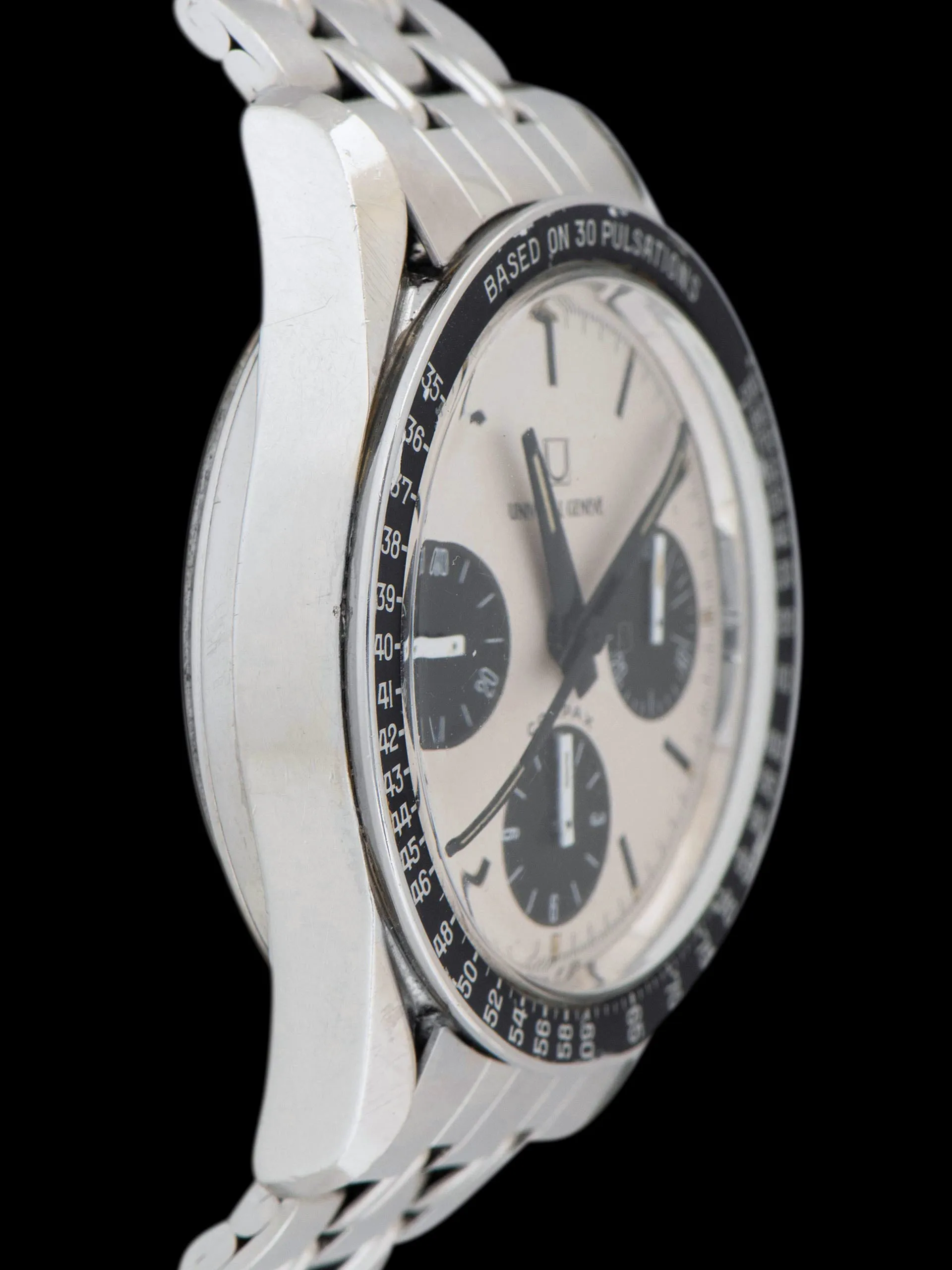 1972 Universal Geneve Compax "Nina Rindt"(Ref. 885105/02) Mk. II Dial W/ Pulsations Bezel