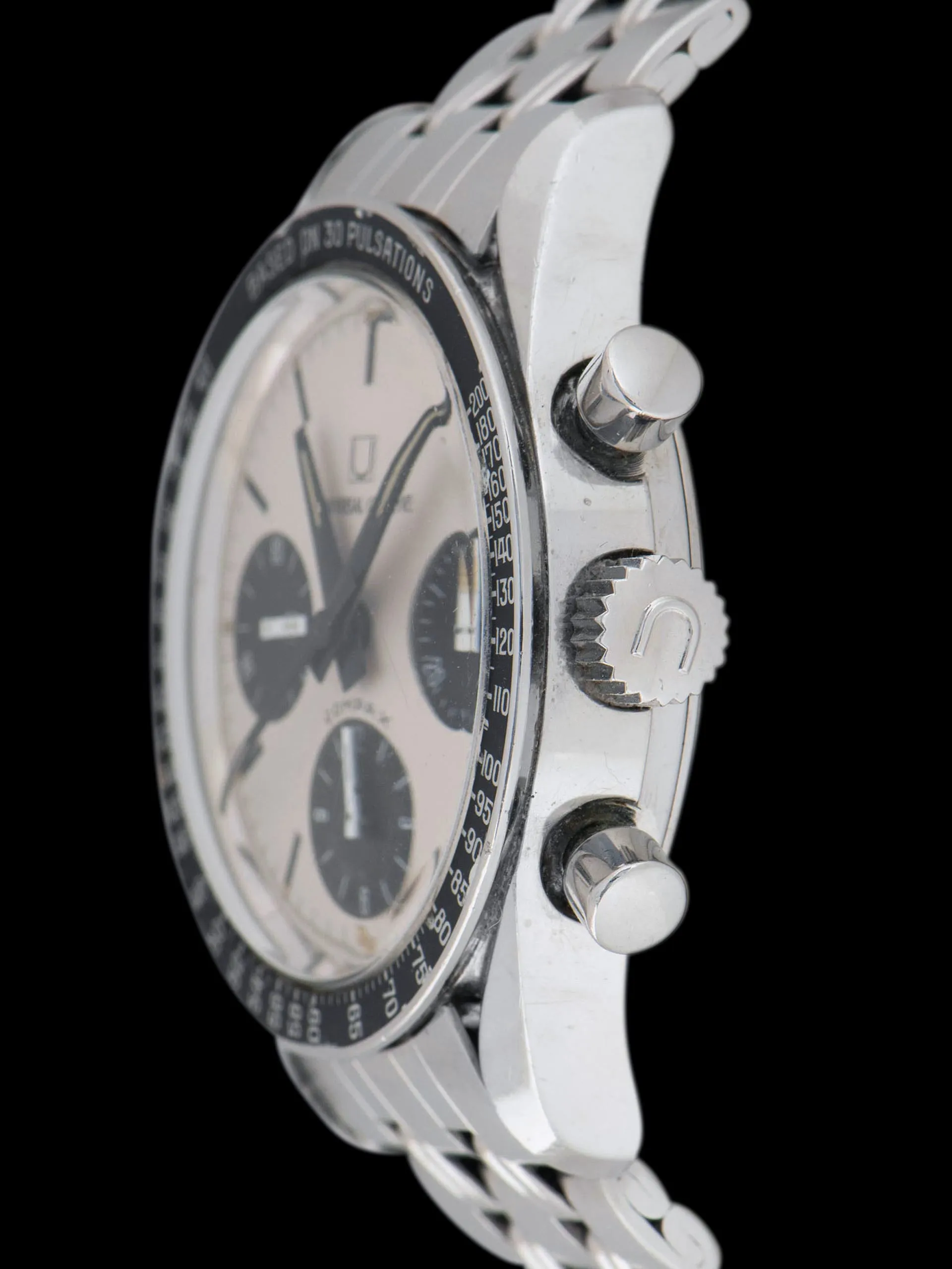 1972 Universal Geneve Compax "Nina Rindt"(Ref. 885105/02) Mk. II Dial W/ Pulsations Bezel