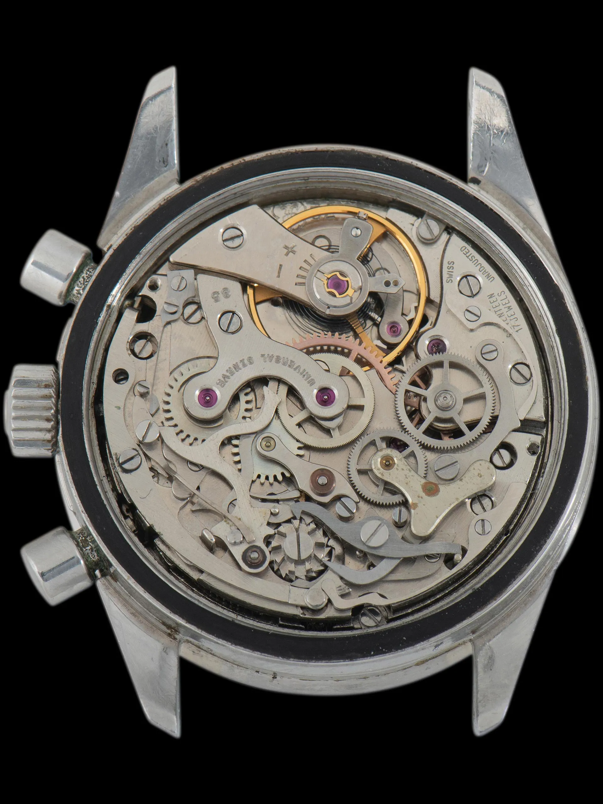 1972 Universal Geneve Compax "Nina Rindt"(Ref. 885105/02) Mk. II Dial W/ Pulsations Bezel