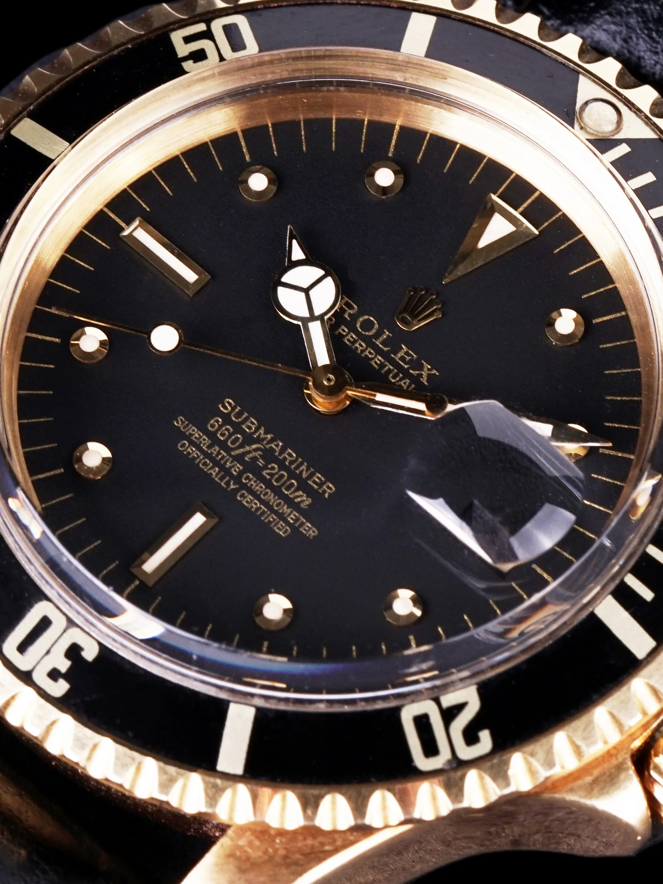 1973 Rolex Submariner Ref. 1680 18k YG