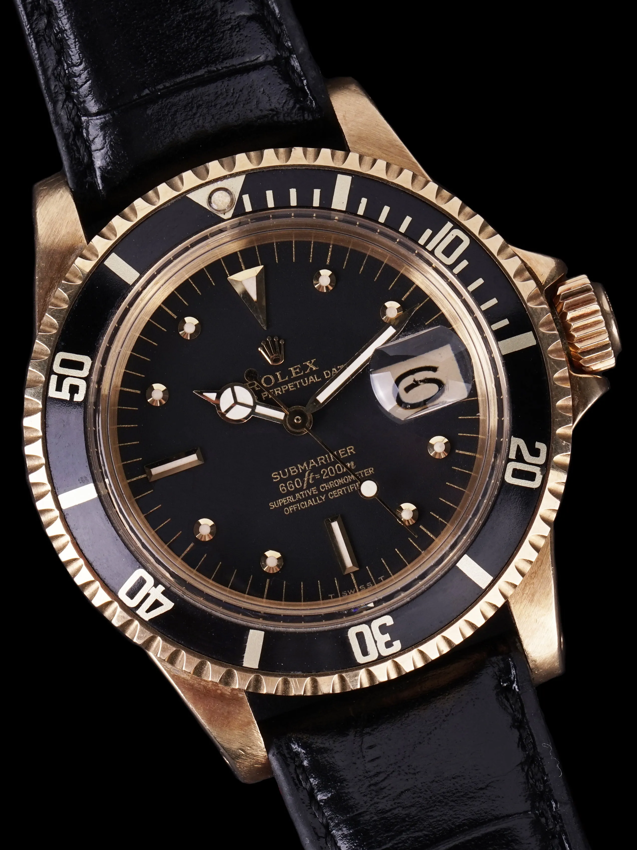 1973 Rolex Submariner Ref. 1680 18k YG