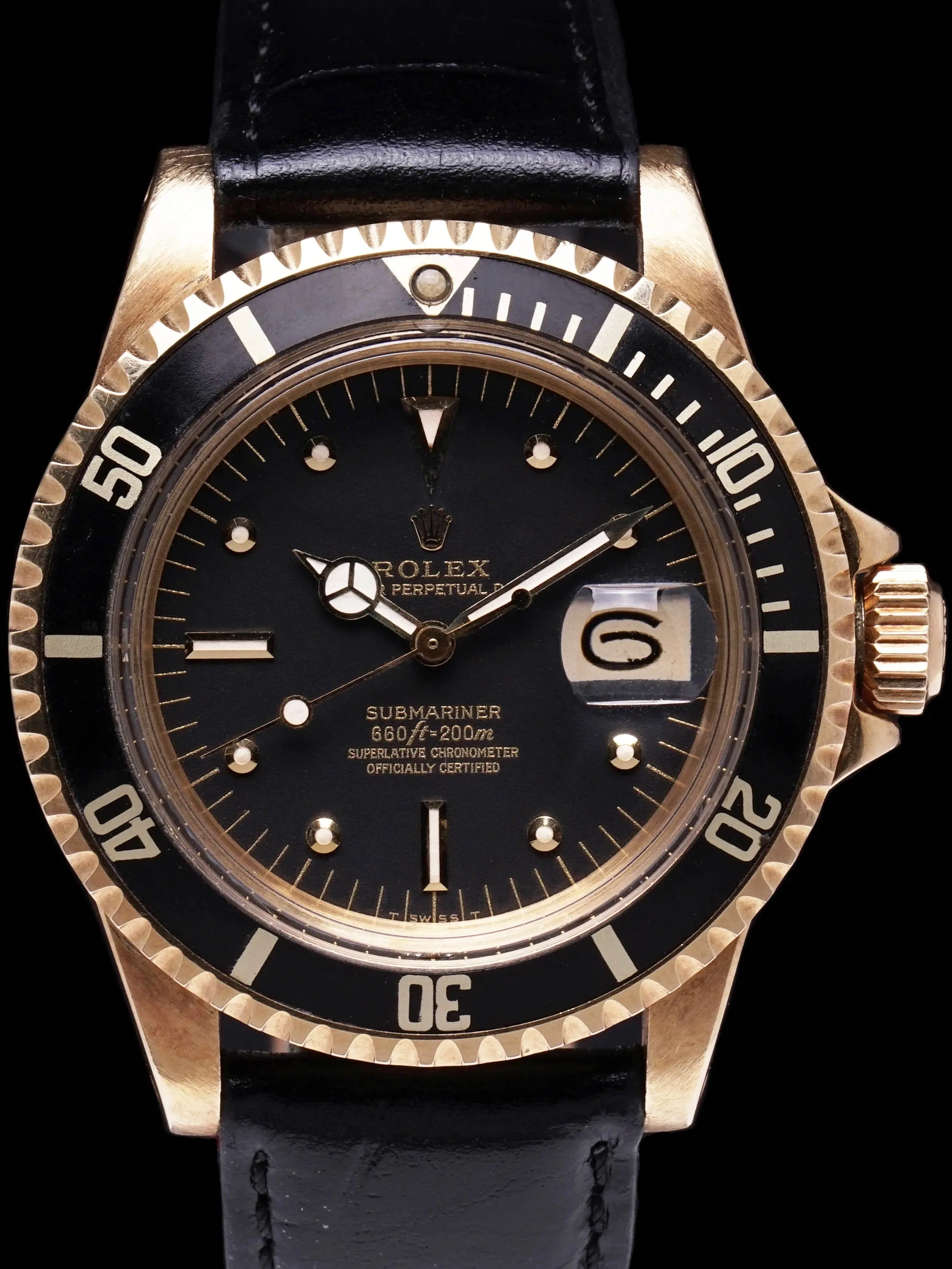 1973 Rolex Submariner Ref. 1680 18k YG