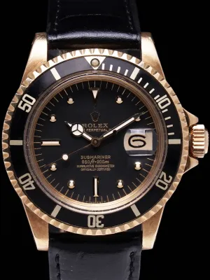 1973 Rolex Submariner Ref. 1680 18k YG