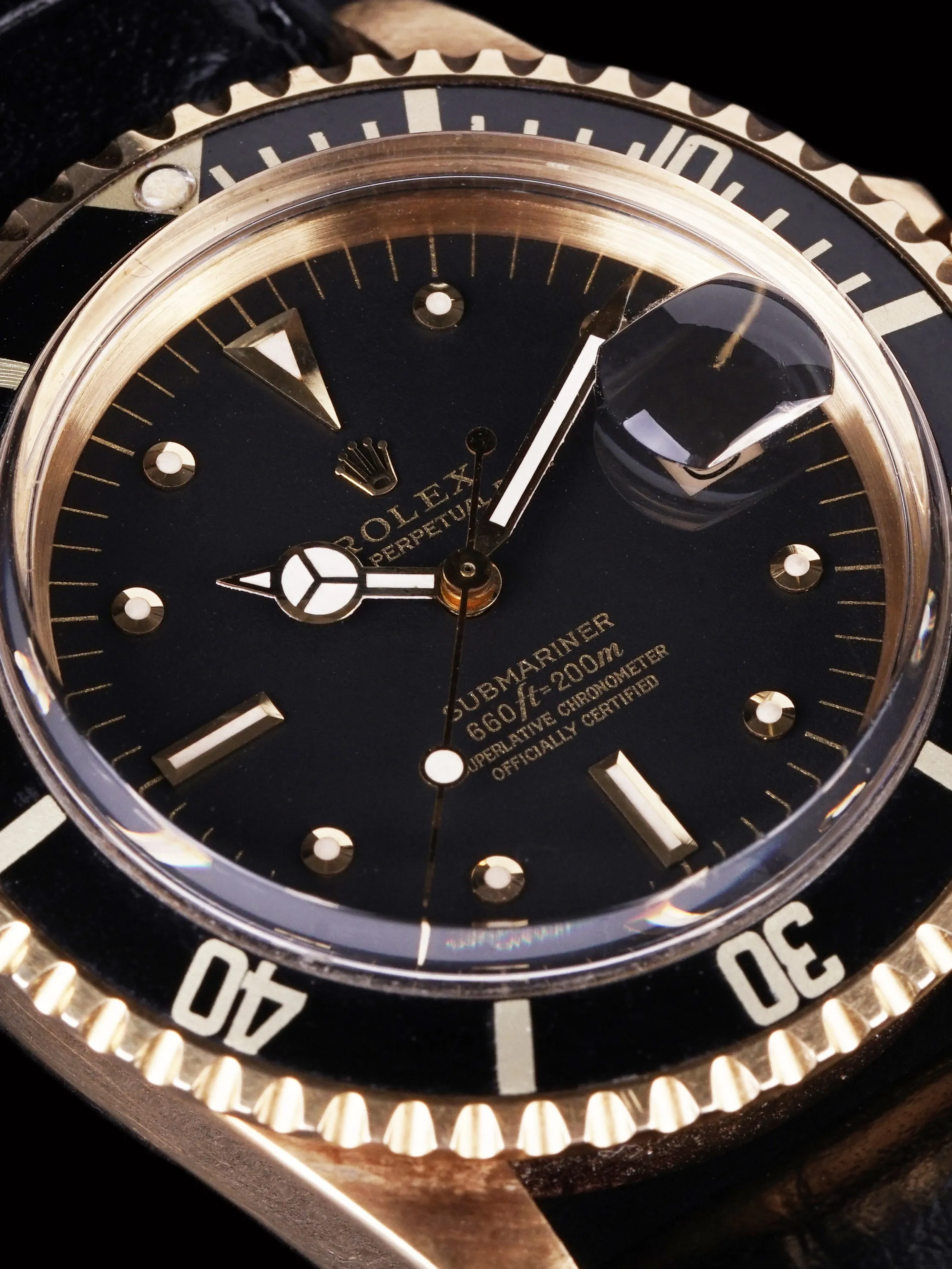 1973 Rolex Submariner Ref. 1680 18k YG