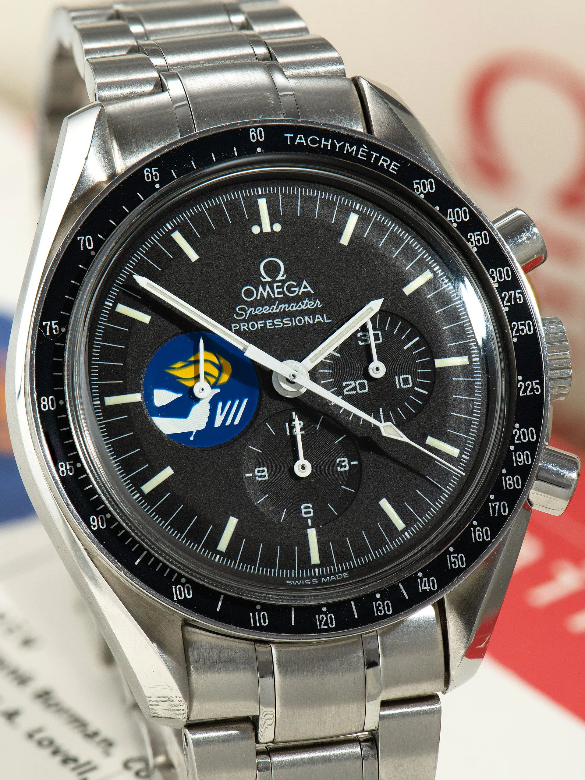1998 OMEGA Speedmaster Professional 'Missions Series' (Ref. 3597.05) "Gemini VII" Dial  W/ Box & Booklets