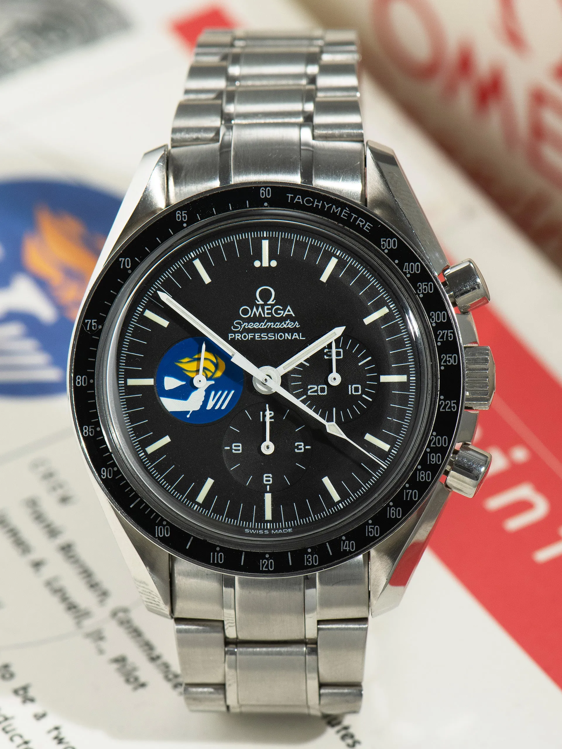 1998 OMEGA Speedmaster Professional 'Missions Series' (Ref. 3597.05) "Gemini VII" Dial  W/ Box & Booklets