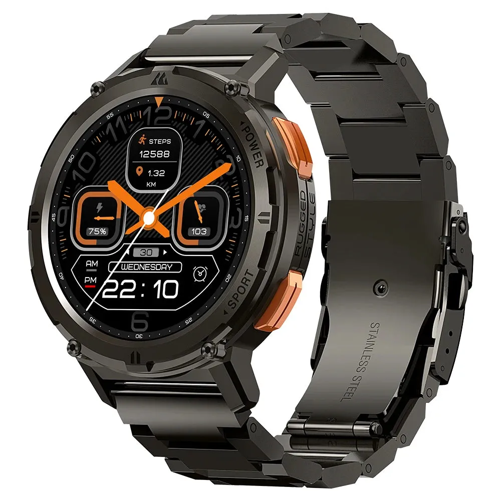 2024 NEW KOSPET TANK T2 Ultra Smartwatches For Men Watches AMOLED AOD Smartwatch Bluetooth Call Electronic Men's Smart Watch