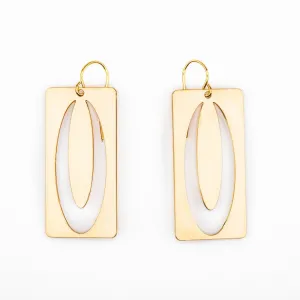 #4 earrings gold