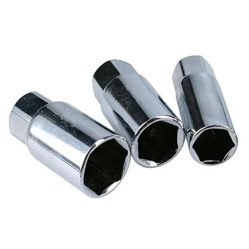 4pc Flexi T Bar Spark Plug Wrench Remover Installer   3/8" 16 18 & 21mm Sockets