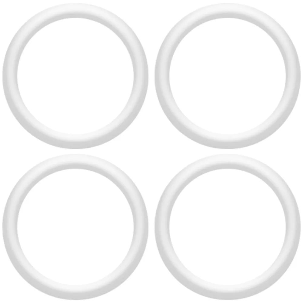 5/8 Clear Rubber O-Ring 4-Pack