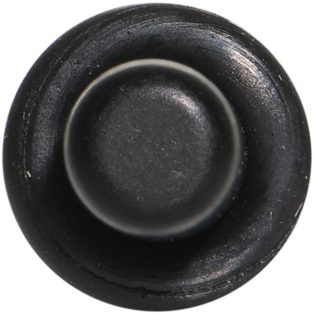 6 Gauge Matte Black IP Steel Straight Taper Set