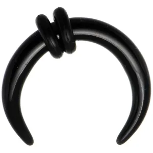 8 Gauge Black Acrylic UV Buffalo Taper