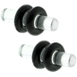 8 Gauge Clear Acrylic Plug Set of 2