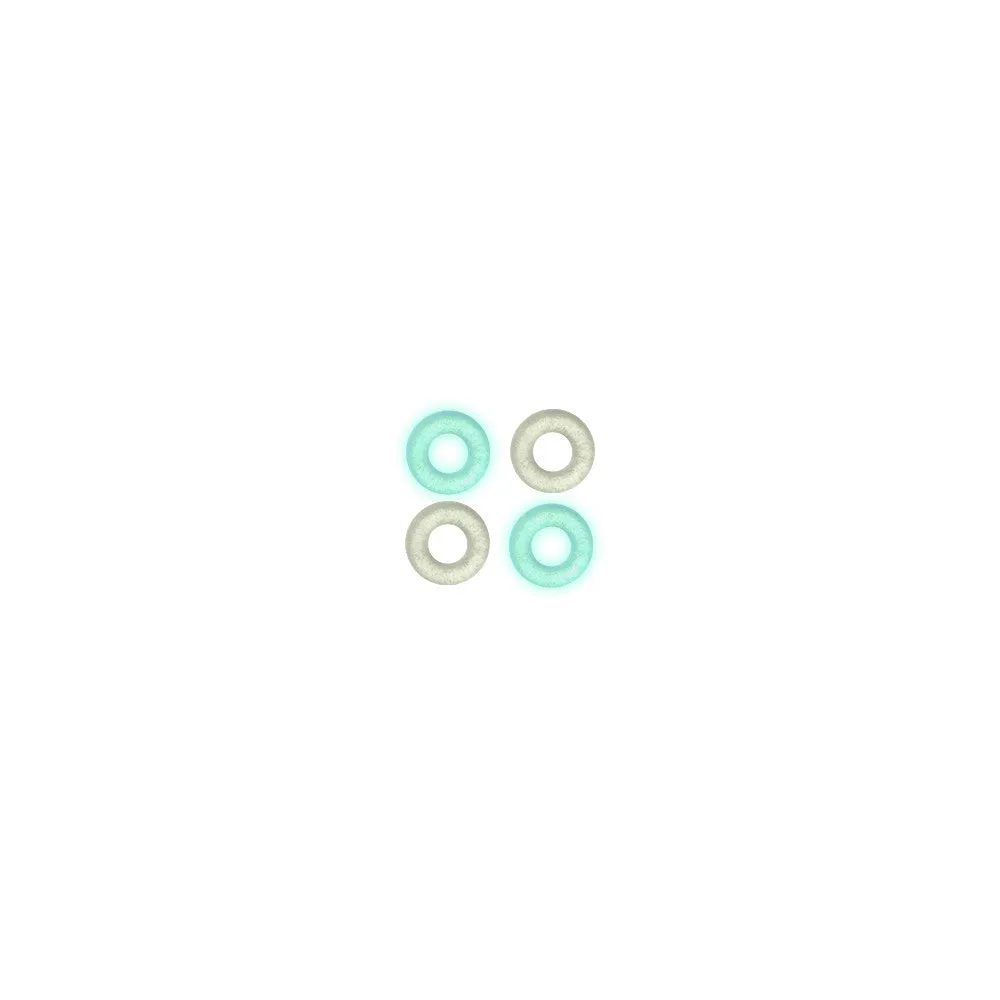 8 Gauge Glow in the Dark O-Ring 4-Pack