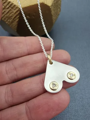 A BREAST FRIENDS - diamond necklace
