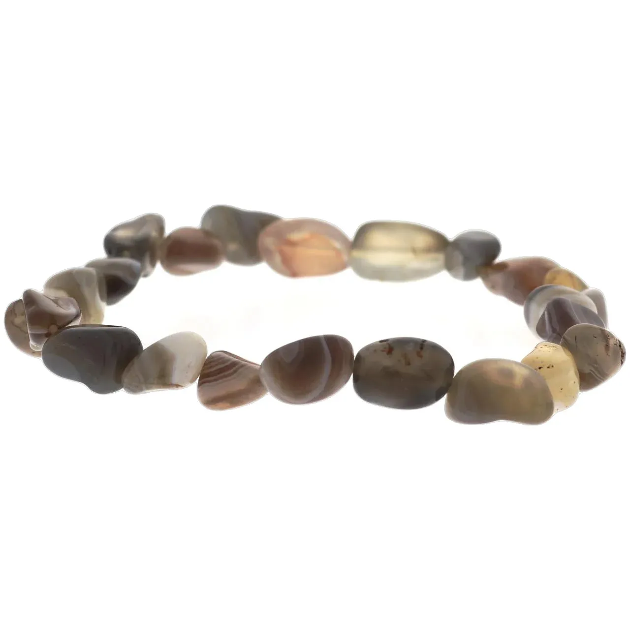 Agate Botswana Tumbled Bracelets