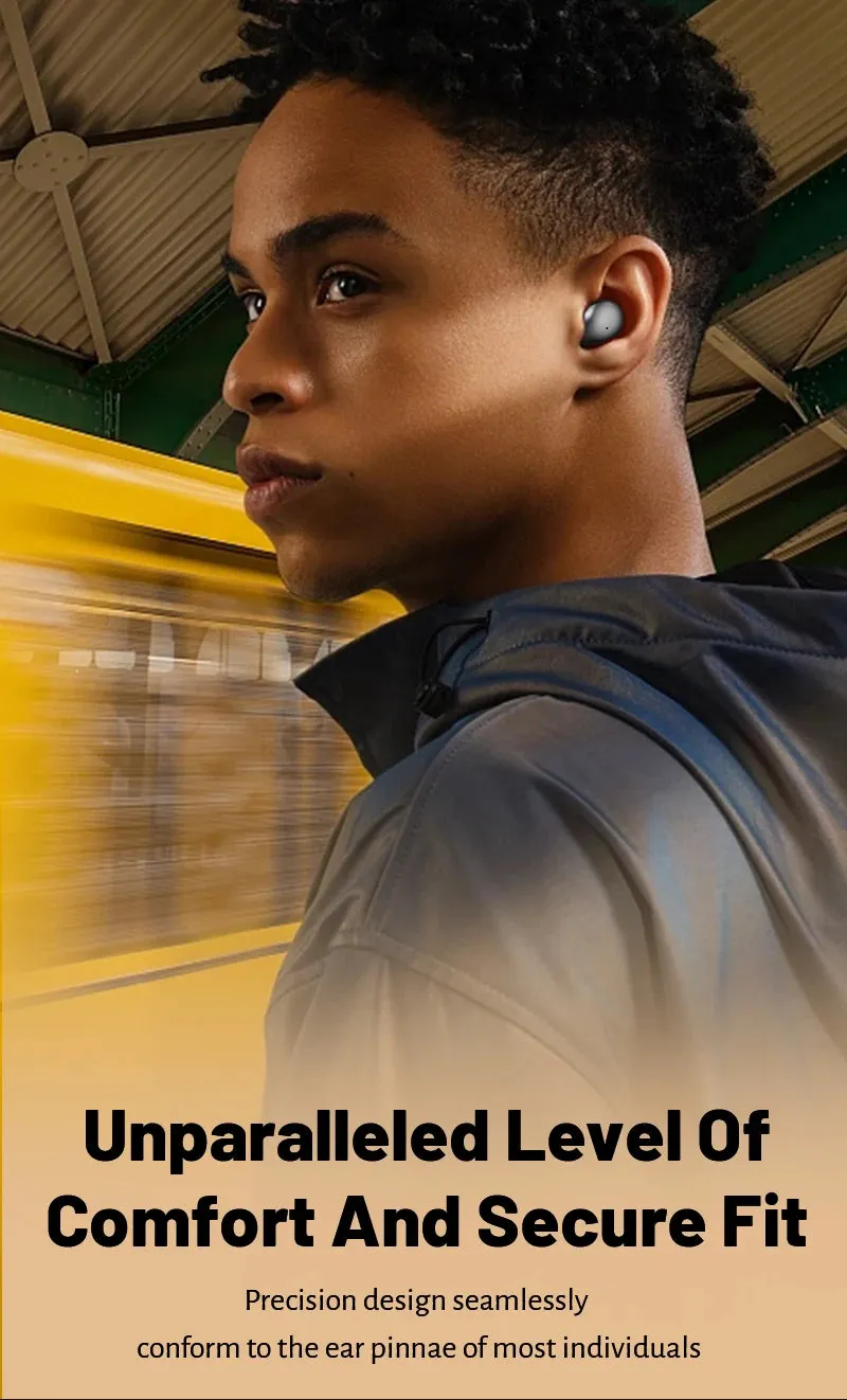 AI Language Translation Wireless Earbuds – Bluetooth Sport Headphones with Deep Bass & Invisible Comfort for Sleep & Travel!