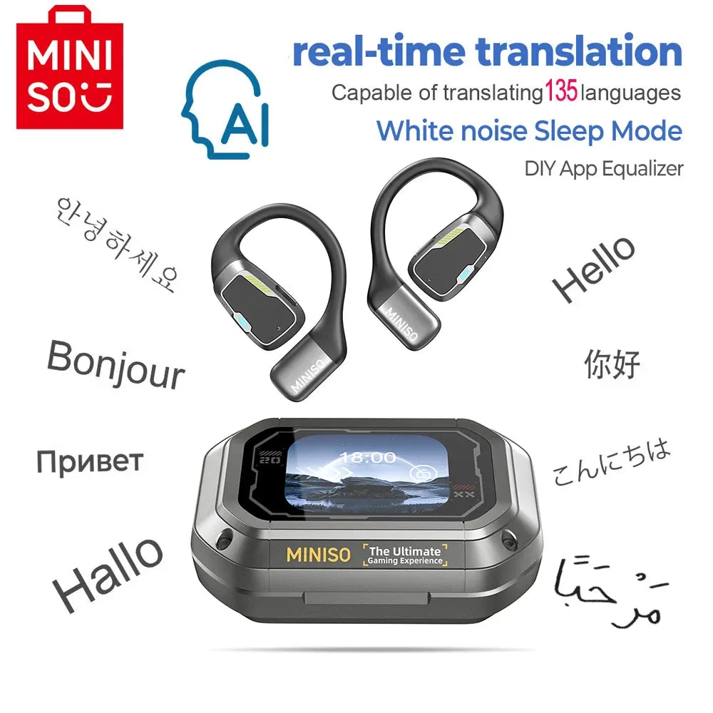 [AI Translator] MINISO M98 Wireless Translation Earbuds IPX5