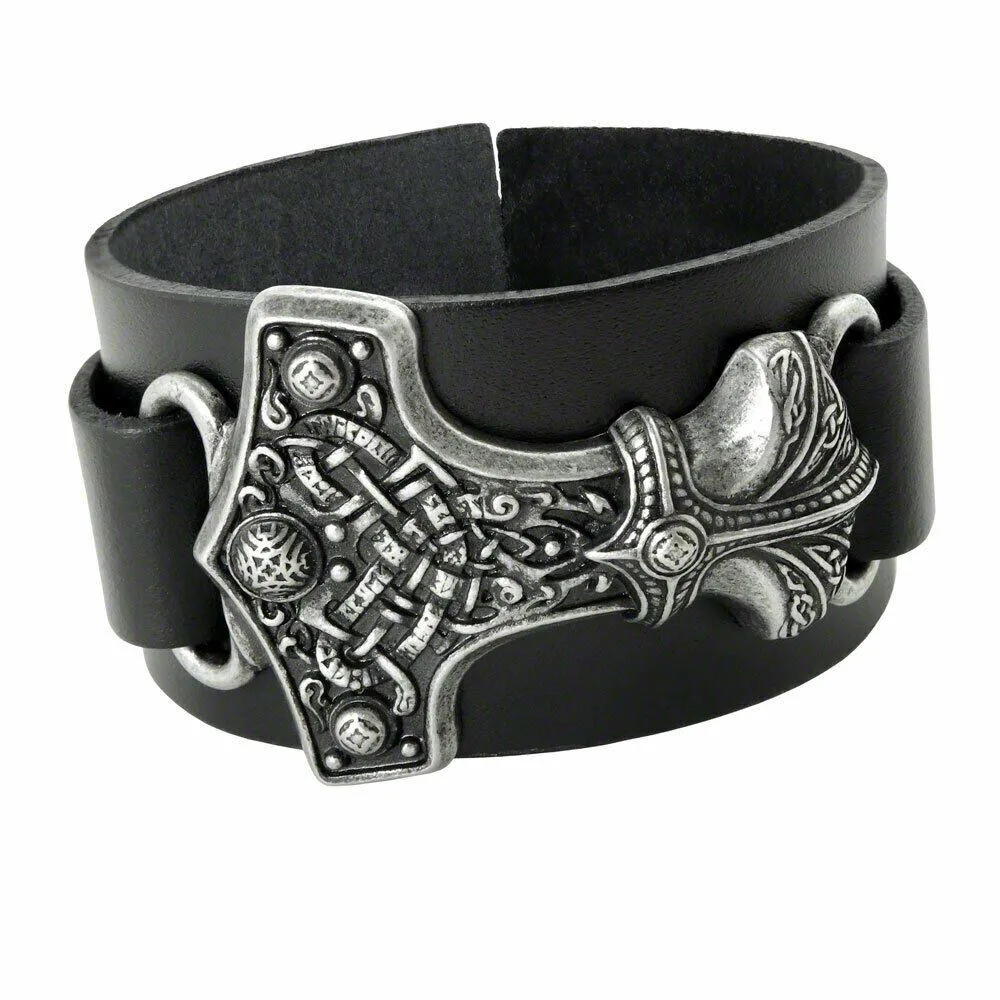 Alchemy Gothic A103 No Man's Land Bracelet Barb Wire Skulls L or S