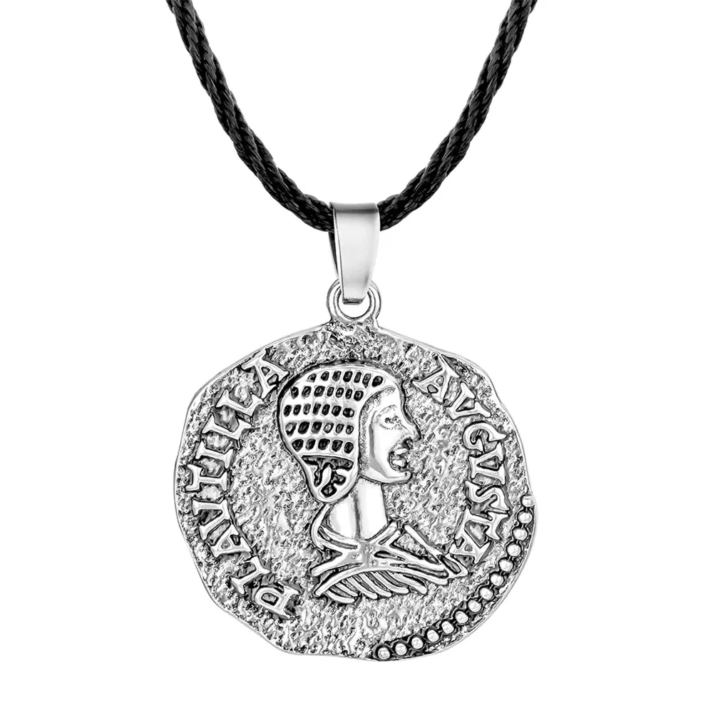Ancient Roman Coin Fulvia Plautilla Necklace