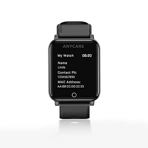 ANYCARE TAP2 Smart Health Watch with One Year Free Medical Alert and Remote Health Monitoring Services