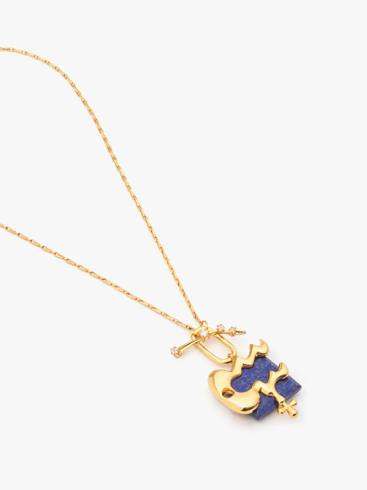 Aquarius Zodiac Pendant