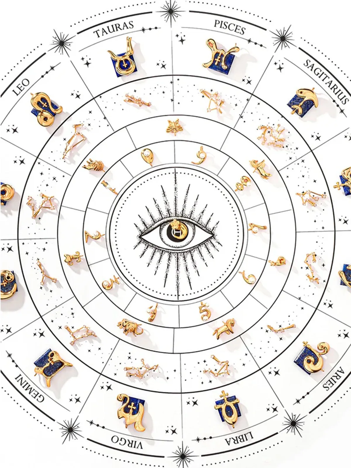 Aquarius Zodiac Pendant