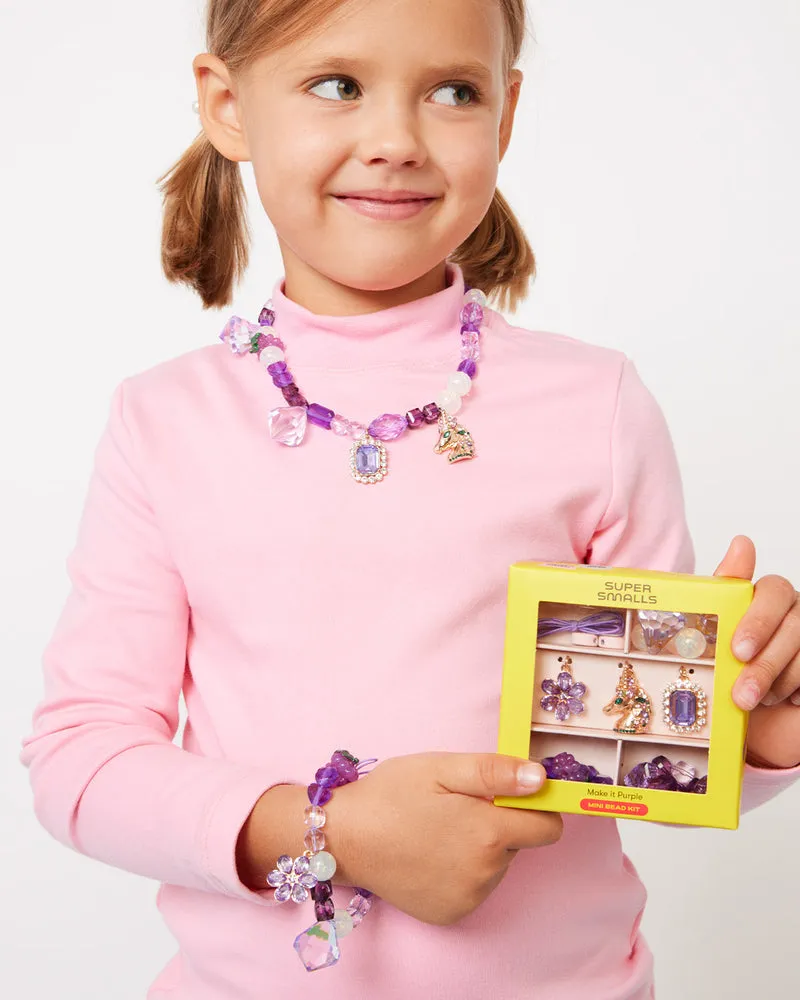 Arts and Crafts | Make it Purple Bead Kit | Super Smalls