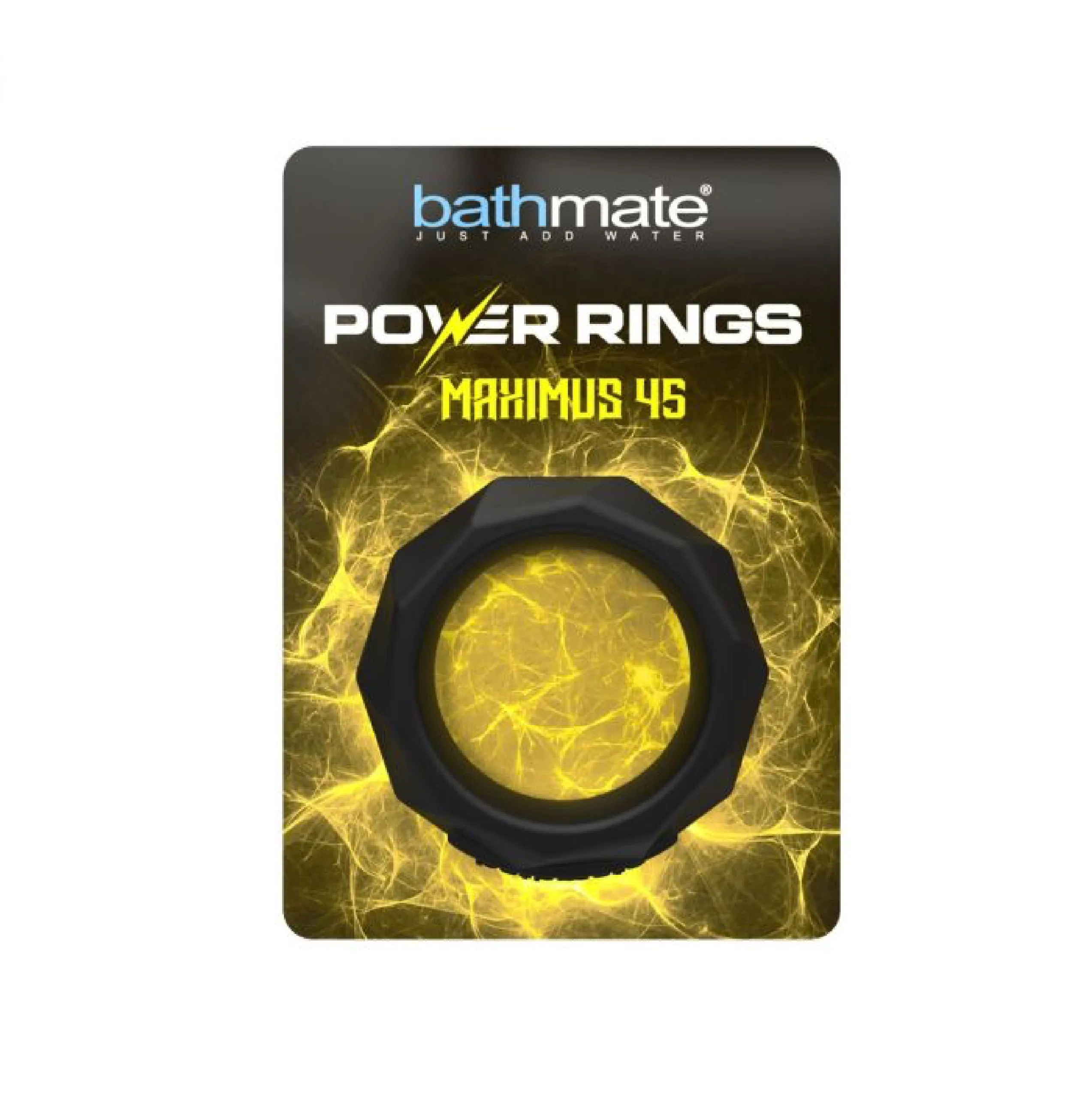 Bathmate Power Ring Maximus 45 Silicone Cockring - Black