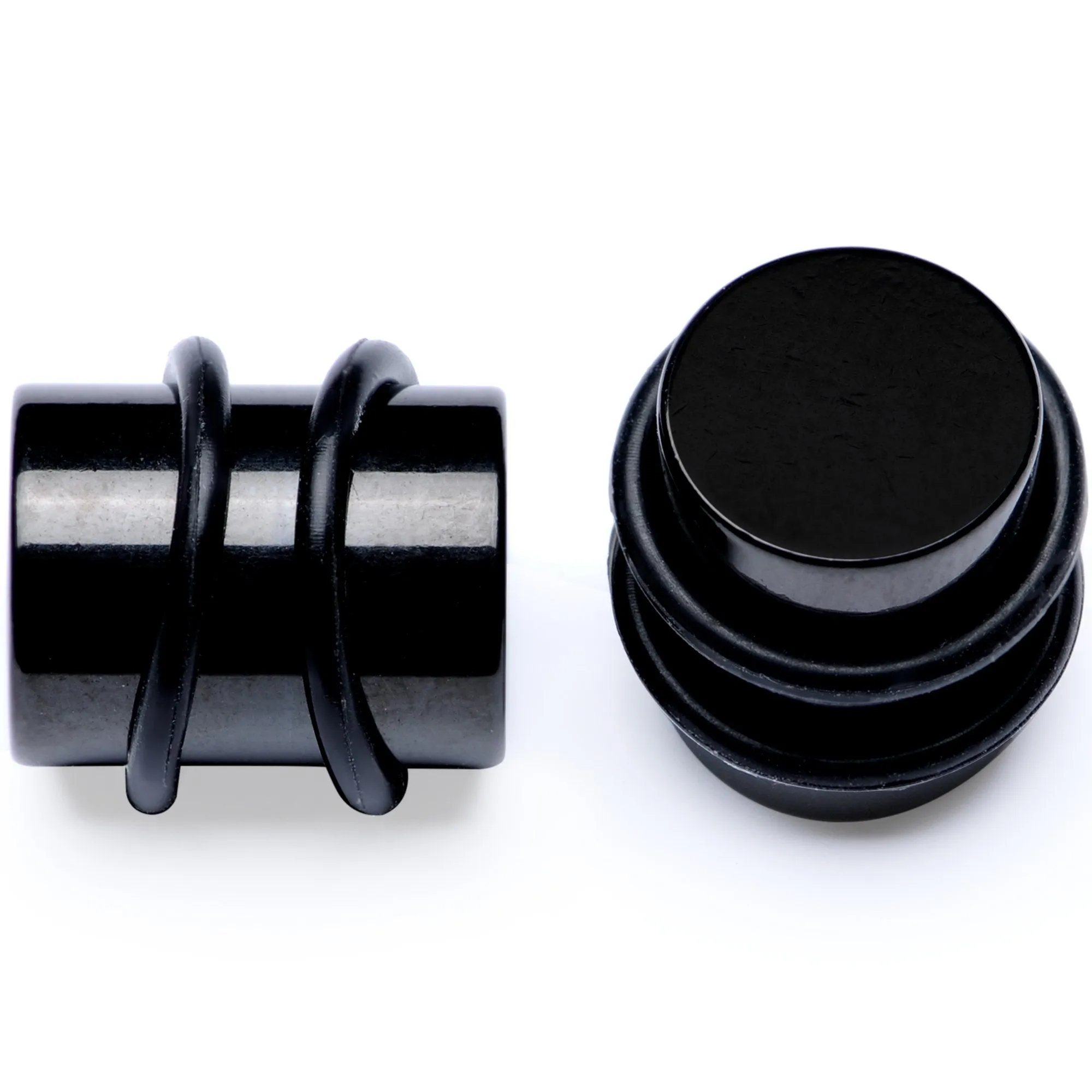 Black PVD Straight Plug and Taper Set Sizes 5mm to 10mm