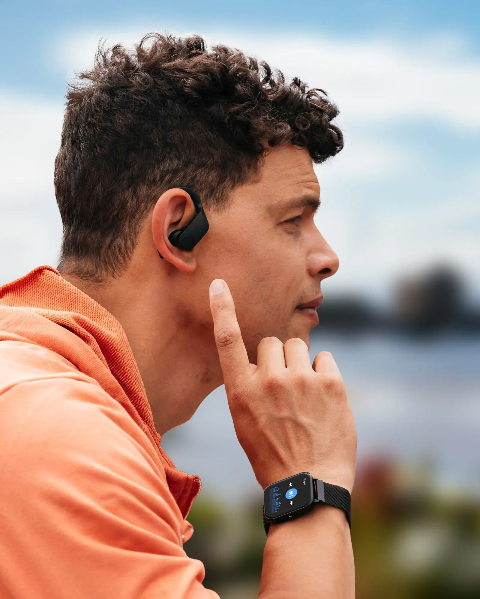 Black Sports In-Ear Headphones