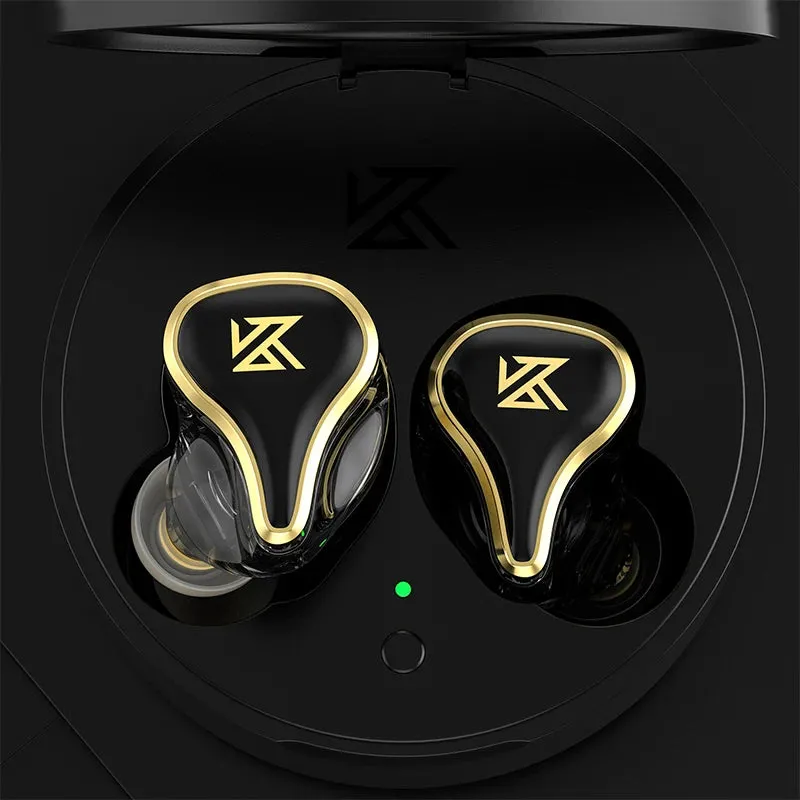 Bluetooth 5.2 Wireless Hybrid HiFi Earphones - Noise Cancelling Sport Monitor Headset