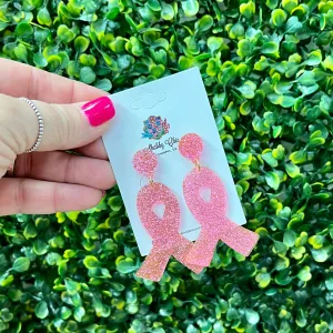 Breast Cancer Awareness Earrings