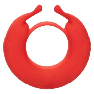 California Exotic Silicone Red Rechargeable Cock Ring