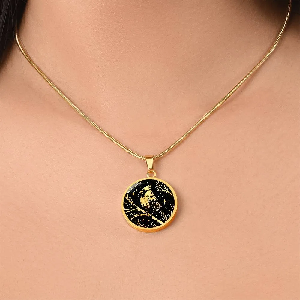 Cardinal Necklace, Cardinal Memorial Jewelry Gifts, Spirit Companion Bird Charm Pendant, Remembrance Valentines Gift & Mothers Day Necklace