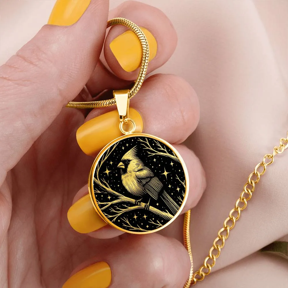 Cardinal Necklace, Cardinal Memorial Jewelry Gifts, Spirit Companion Bird Charm Pendant, Remembrance Valentines Gift & Mothers Day Necklace