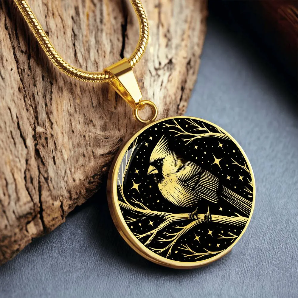 Cardinal Necklace, Cardinal Memorial Jewelry Gifts, Spirit Companion Bird Charm Pendant, Remembrance Valentines Gift & Mothers Day Necklace